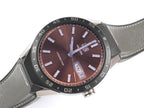 TAG Heuer Connected 46 Titanium on Grey Leather SAR8A80.FT6073 touch screen