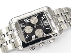 Raymond Weil Tango Rectangular Chronograph 4881-ST-00209 Roman Numerals & Grande Date