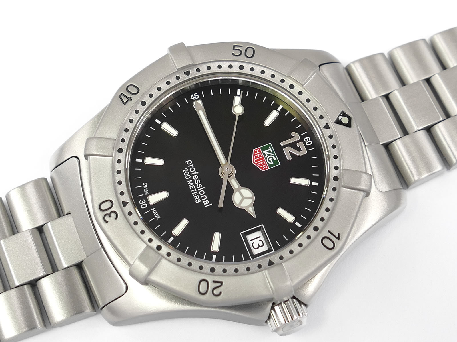 TAG Heuer 2000 Black Dial WK1110-0 with Date