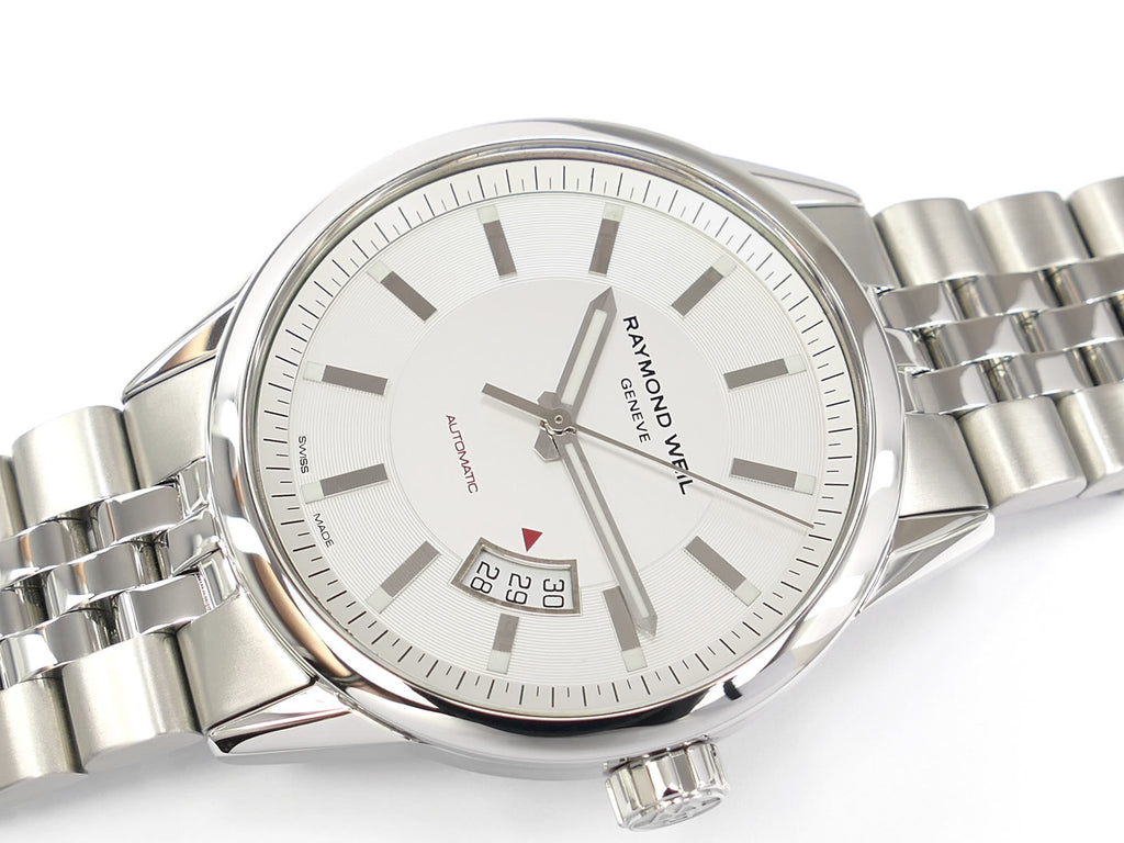 Raymond Weil Freelancer 2730-ST-65001 silver baton marker dial