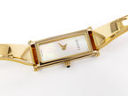 Gucci 1500L Whit dial 18k Yellow Gold Plated