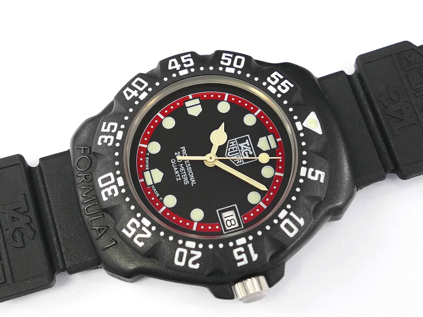 TAG Heuer Formula 1 Black & Red Dial 383.513/1 Plastic Case
