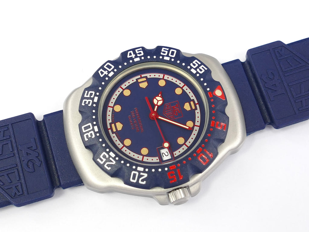TAG Heuer Formula 1 Blue 370.513 F1 New Bezel & Strap