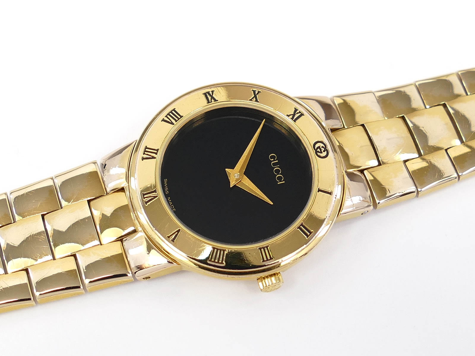 Gucci with Roman Numerals bezel 3300.2.L