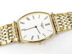 Longines La Grande Classique White Tonneau Gold PVD L4.705.2.11.7