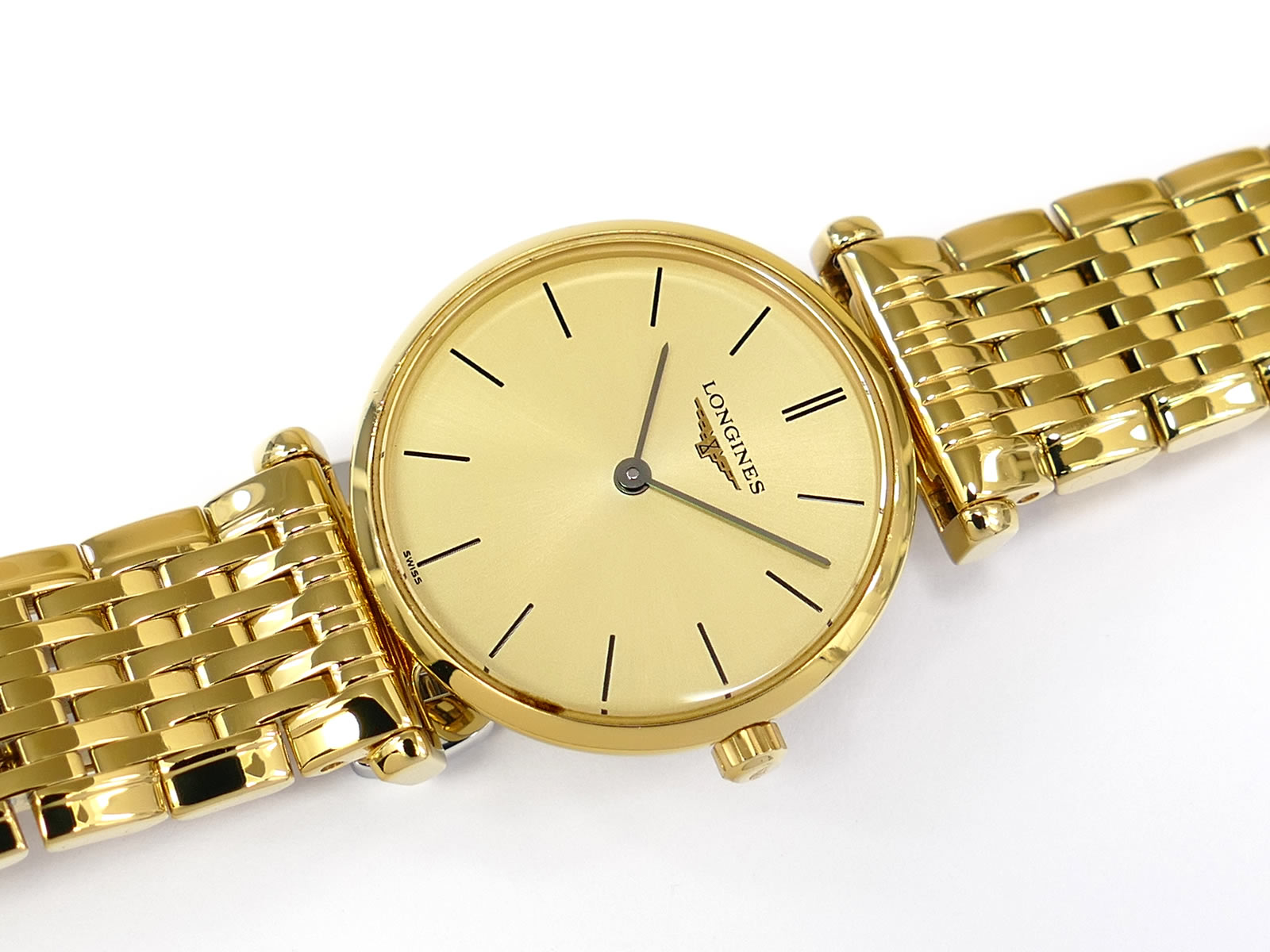 Longines La Grande Classique Champagne Dial All Gold PVD L4.209.2.32.8