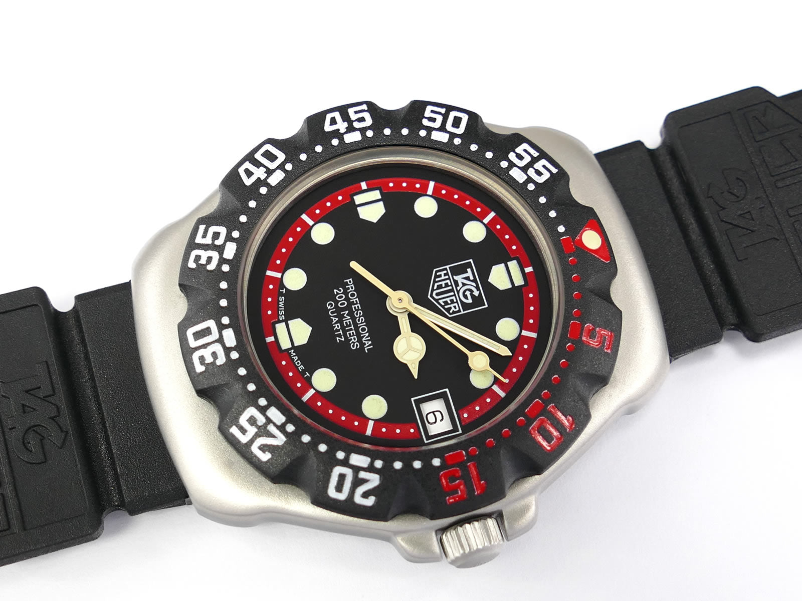 TAG Heuer Formula 1 Black 374.513 Unisex Retro F1 (WA1214)