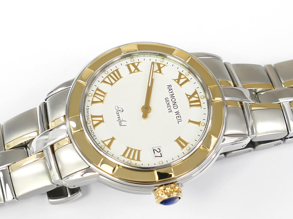 Raymond Weil Parsifal Solid 18k Gold bezel 9540-STG-0308