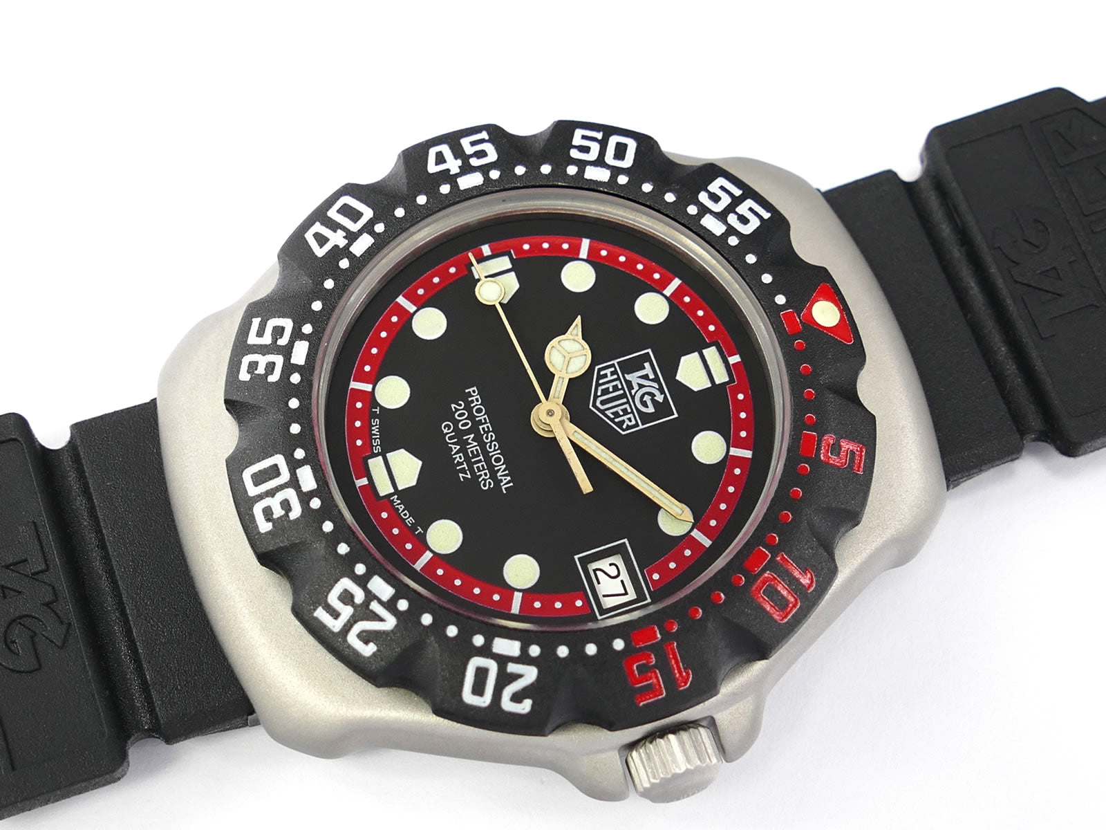 TAG Heuer Formula 1 Black 374.513 Mid size F1 New Bezel (WA1214)