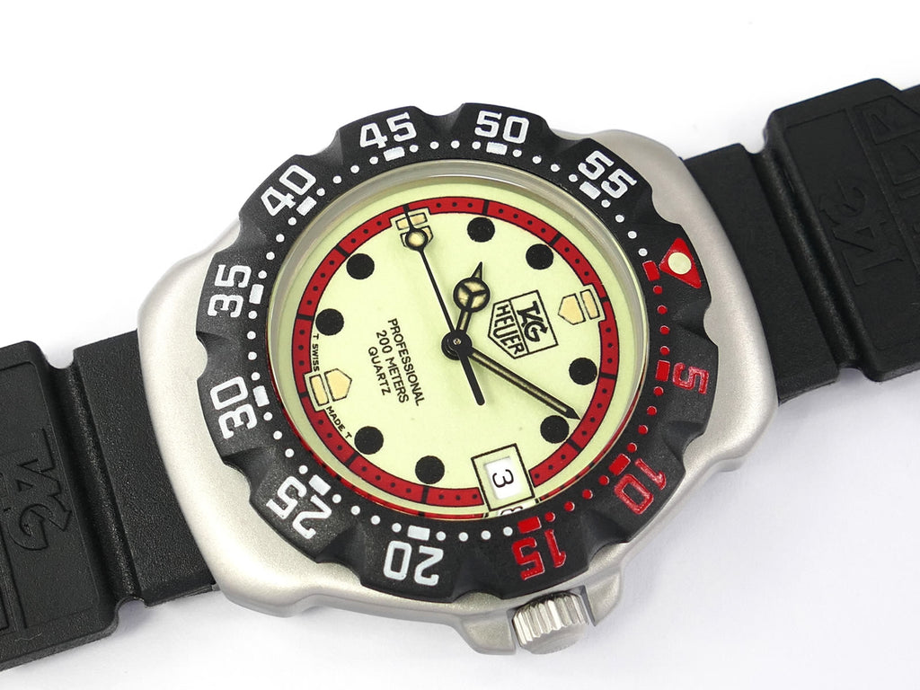 TAG Heuer Formula 1 Luminous Dial WA1211 Red border F1 New Bezel