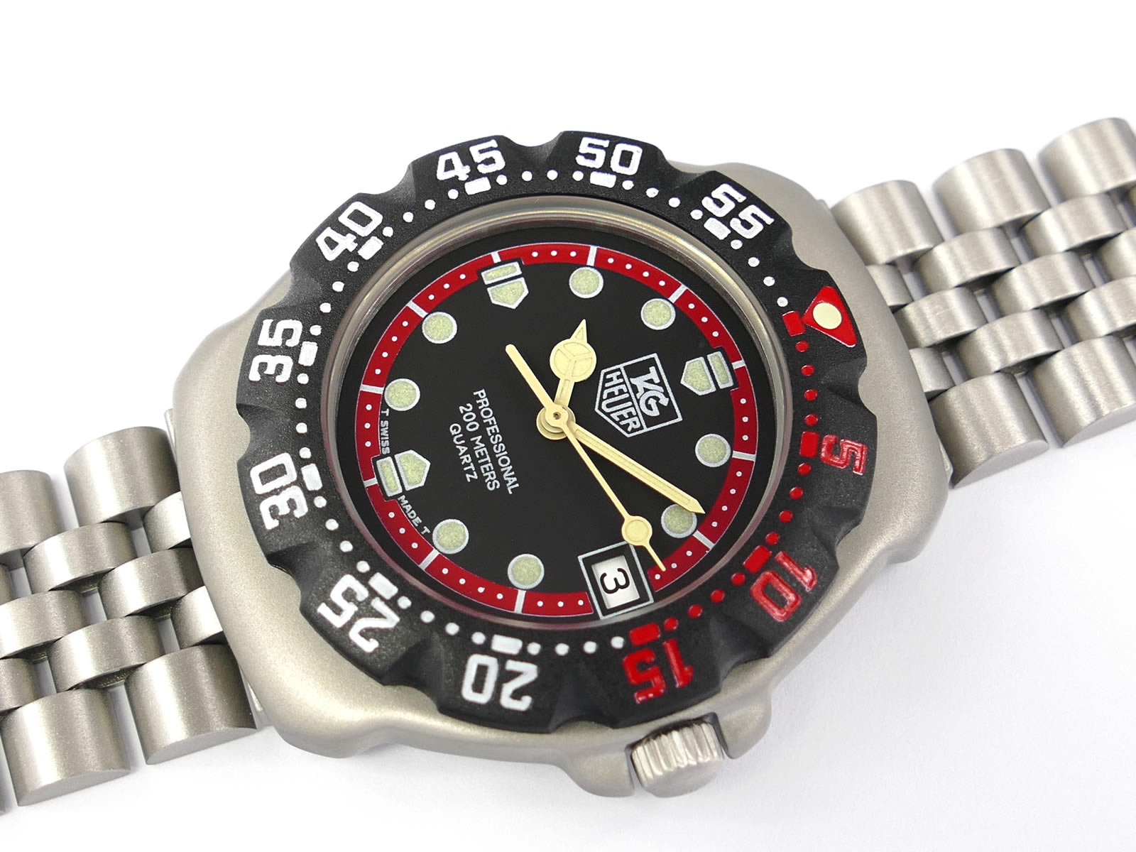 TAG Heuer Formula 1 Black 374.513 F1 New Bezel (WA1214)