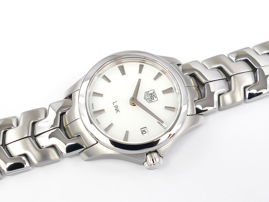 TAG Heuer Link Lady White Mother of Pearl Dial WJF1410 with Date