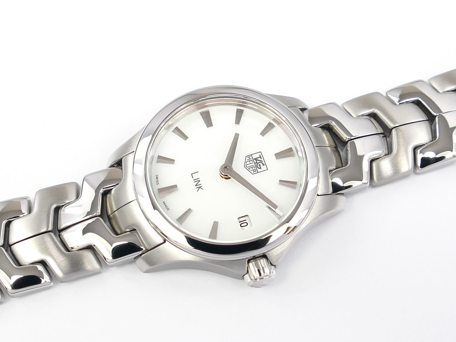 TAG Heuer Link Lady White Mother of Pearl Dial WJF1410 with Date