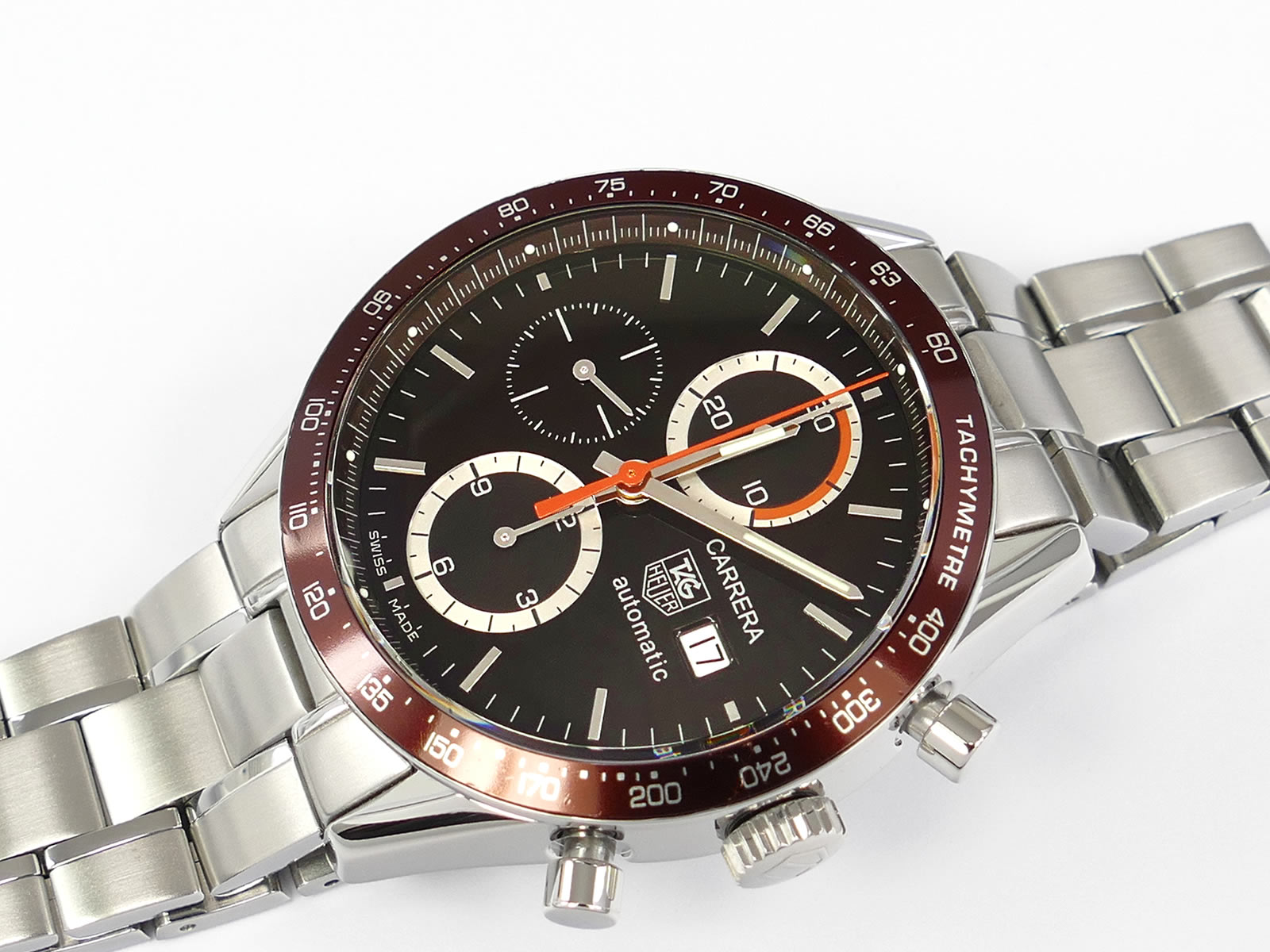 TAG Heuer Carrera Chronograph Brown Dial CV2013.BA0794 Automatic