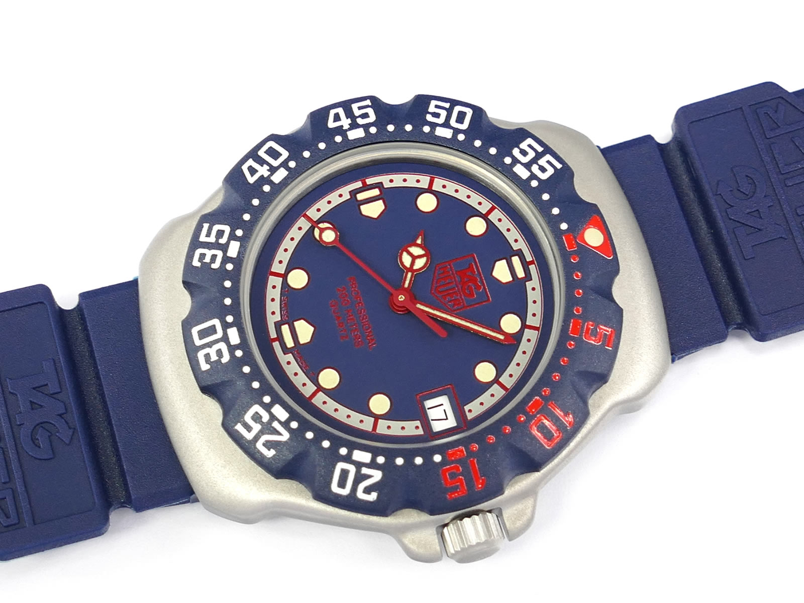 TAG Heuer Formula 1 Blue 370.513 F1 New Bezel & Strap