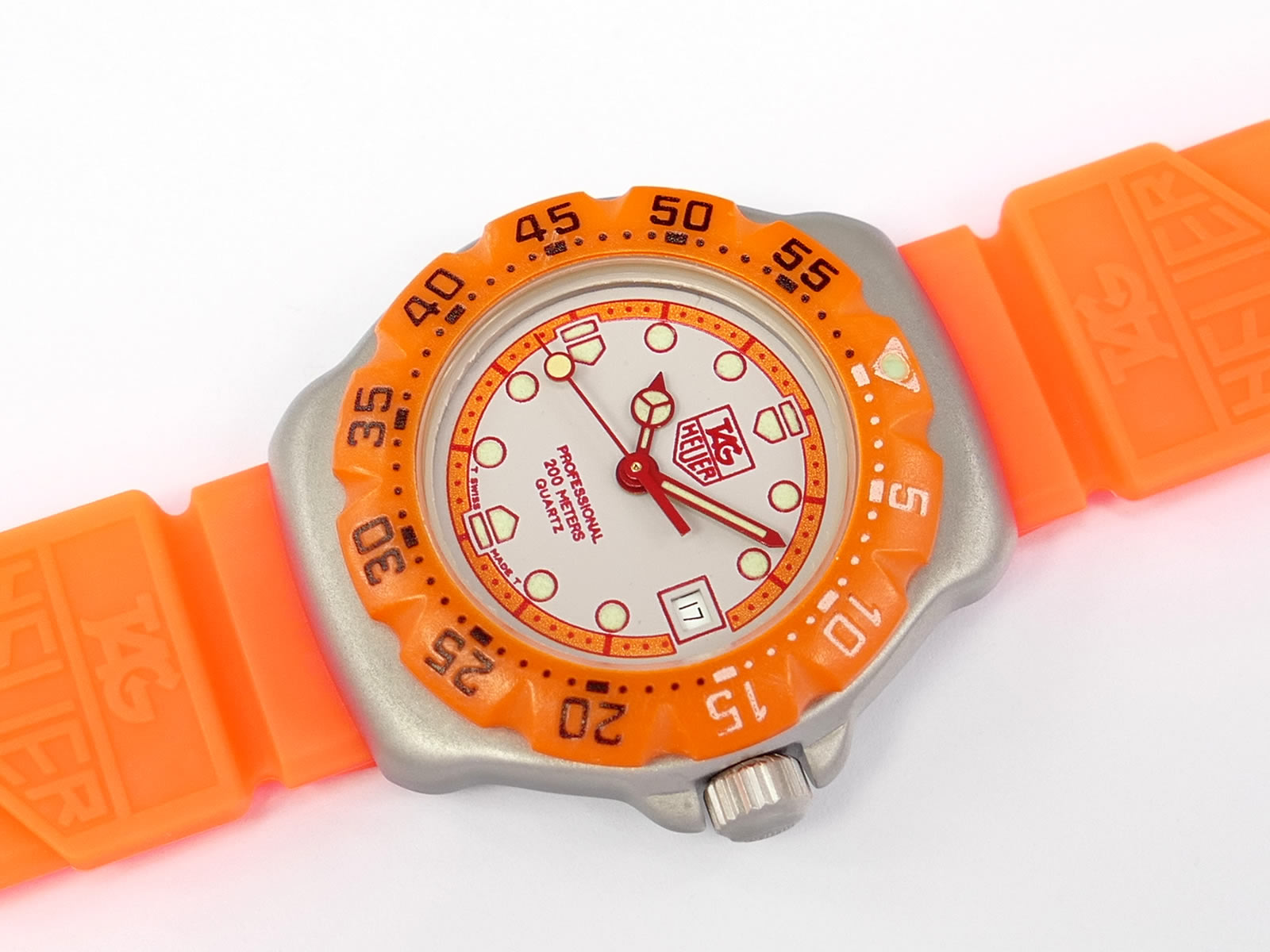TAG Heuer Formula Grey Dial Ladies 29mm Orange (WA1413