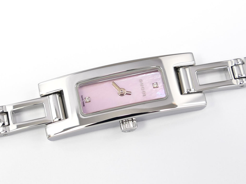 Gucci 3900L Rectangular Dial with 2 Diamonds