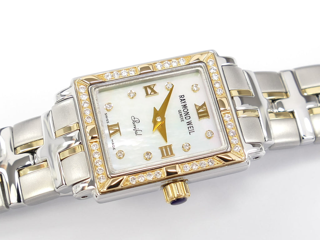Raymond Weil Parsifal Mother of Pearl & Solid 18k Gold 9630 Diamonds