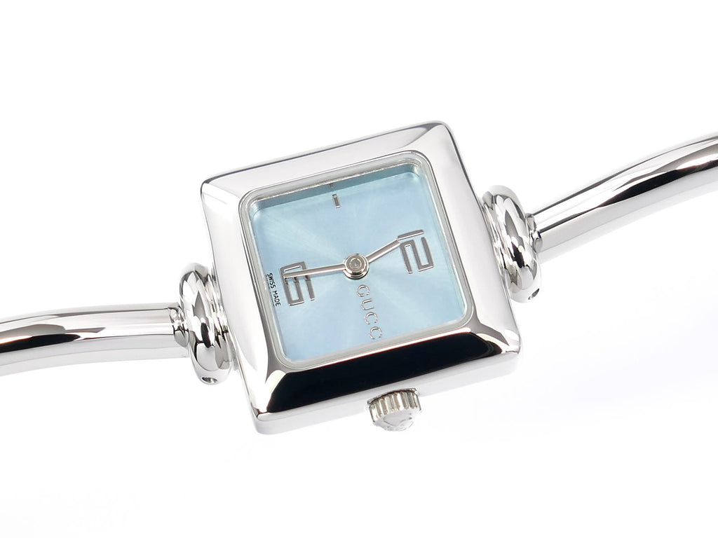 Gucci 1900L Blue Sunburst Dial - Square