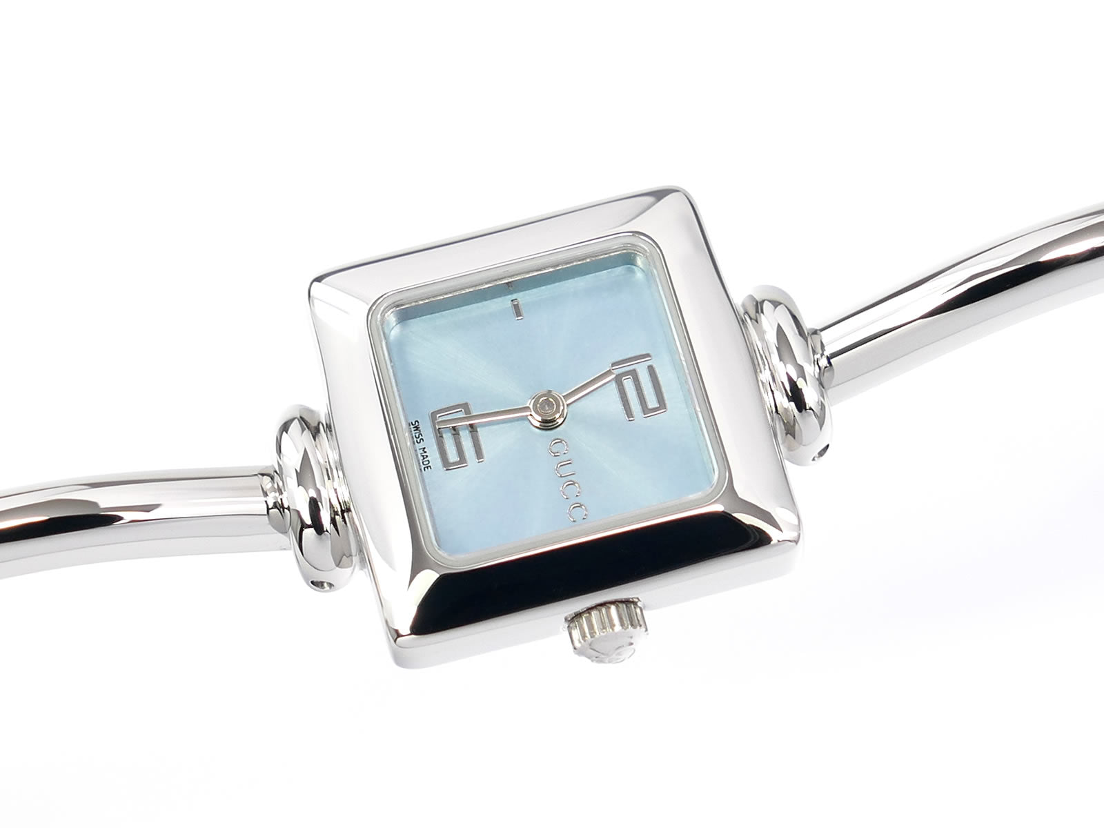 Gucci 1900L Blue Sunburst Dial - Square