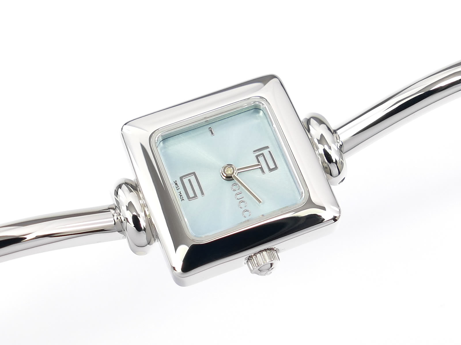 Gucci 1900L Blue Square Quartz Watch
