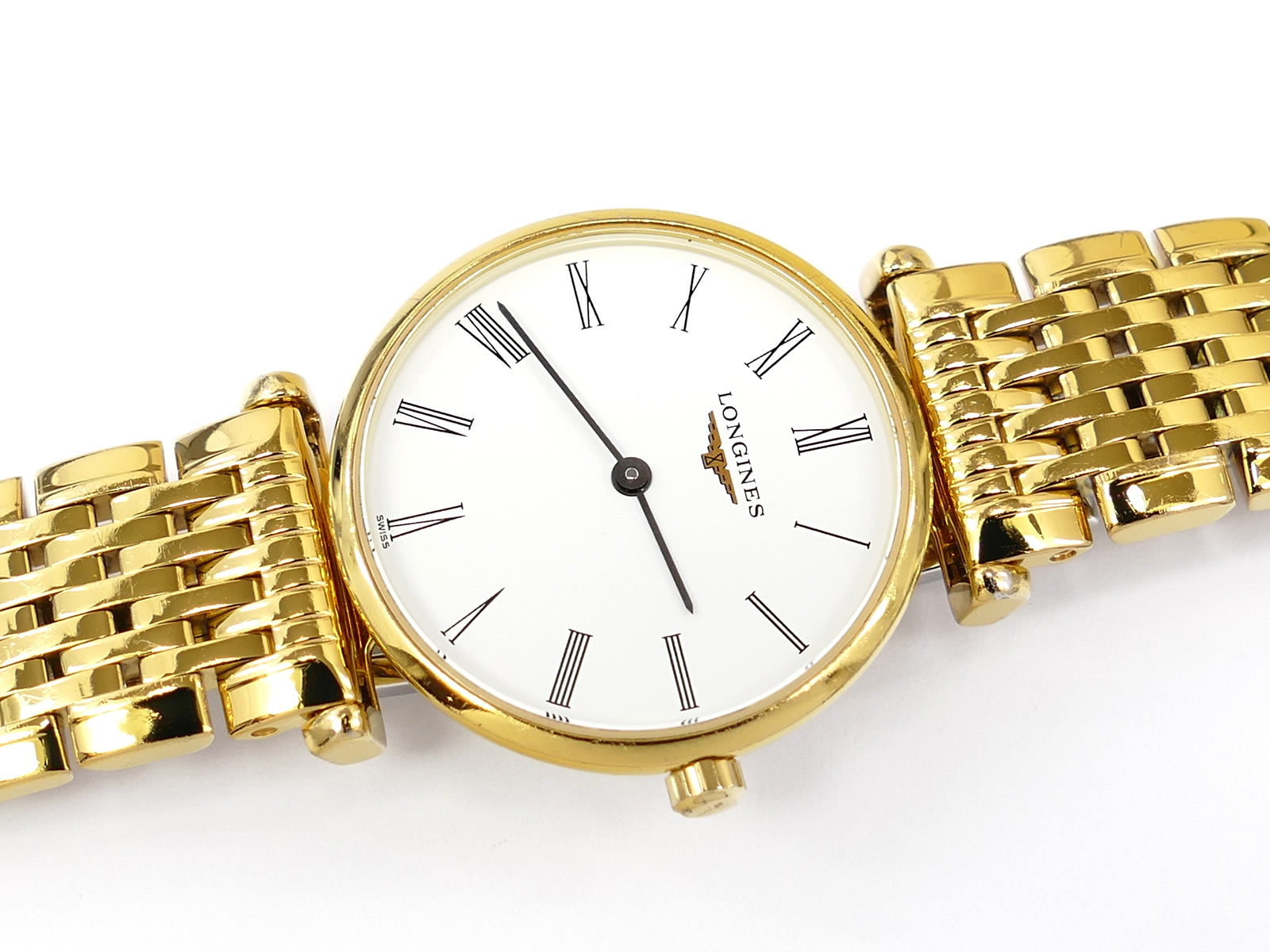 Longines La Grande Classique Gold PVD L4.209.2.11.8 Roman Numeral dial
