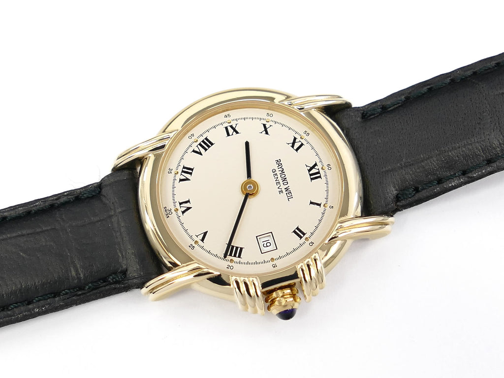 Raymond Weil Cream Dial 9955 with Roman Numerals