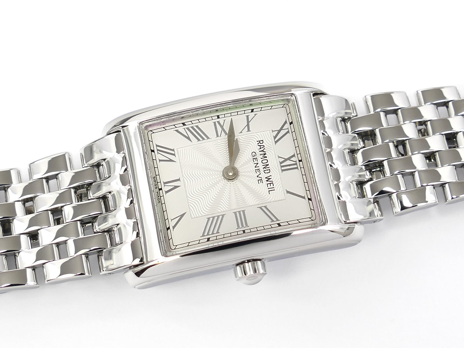 Raymond Weil Don Giovanni Silver Roman Numeral Guilloche Dial 5873/1