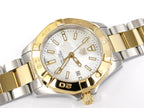 TAG Heuer Aquaracer Lady White Mother of Pearl & 18k Gold WBD1420