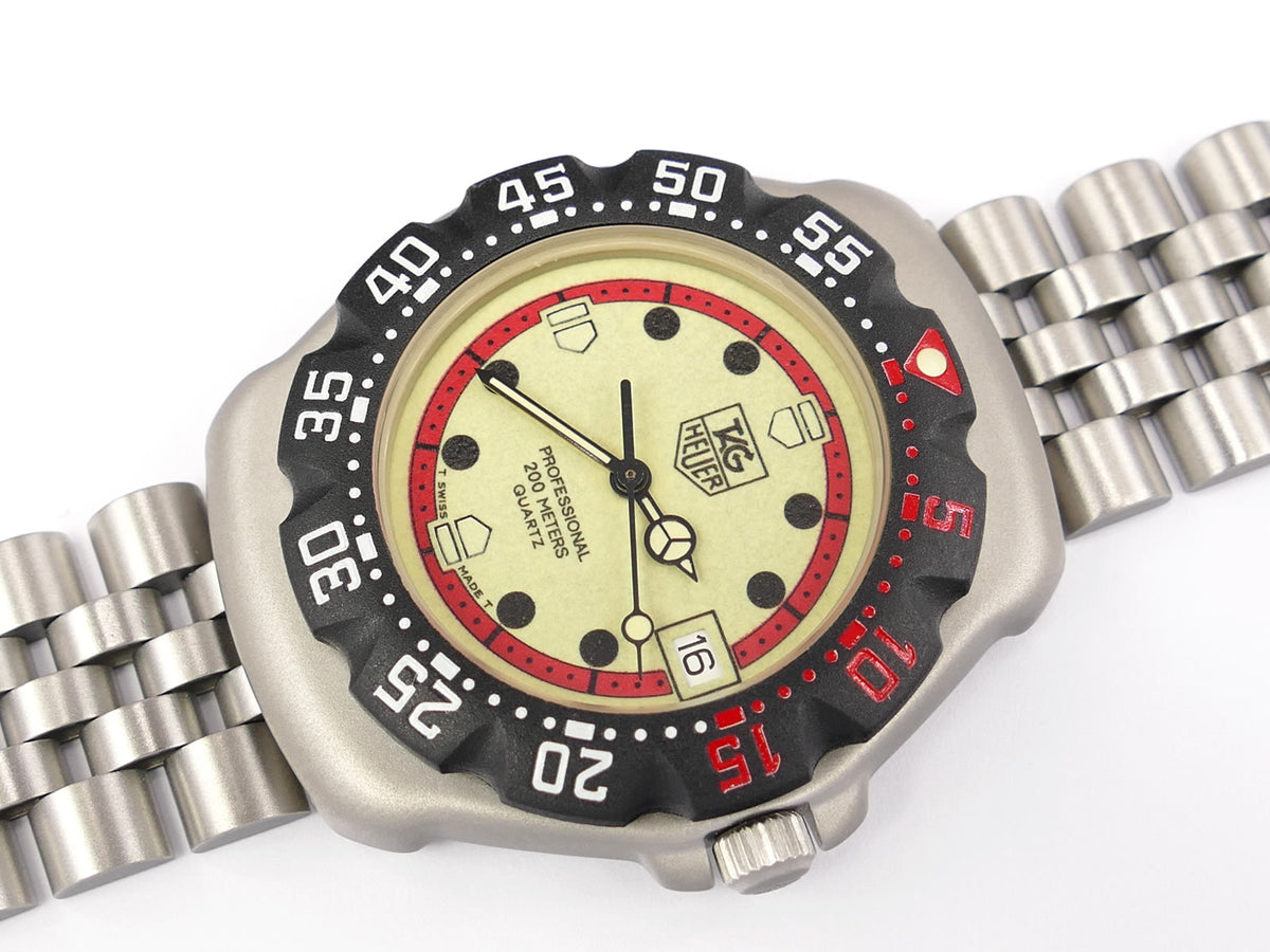 TAG Heuer Formula 1 Luminous Dial 371.513 Red border with New Bezel
