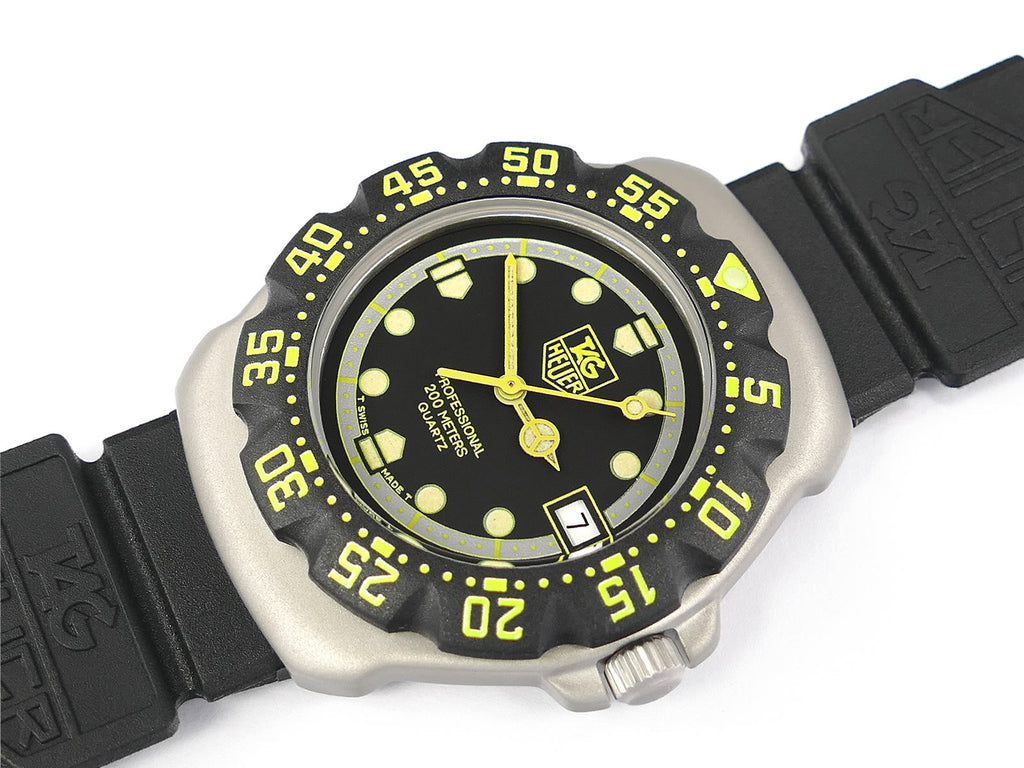 TAG Heuer Formula 1 Black & Yellow WA1216 New Bezel
