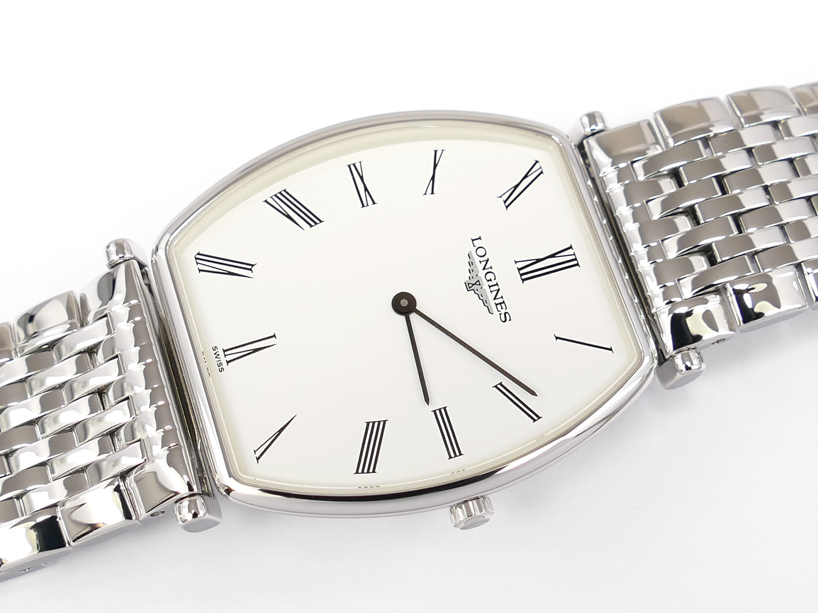 Longines La Grande Classique White Tonneau / Barrel L4.705.4.11.6