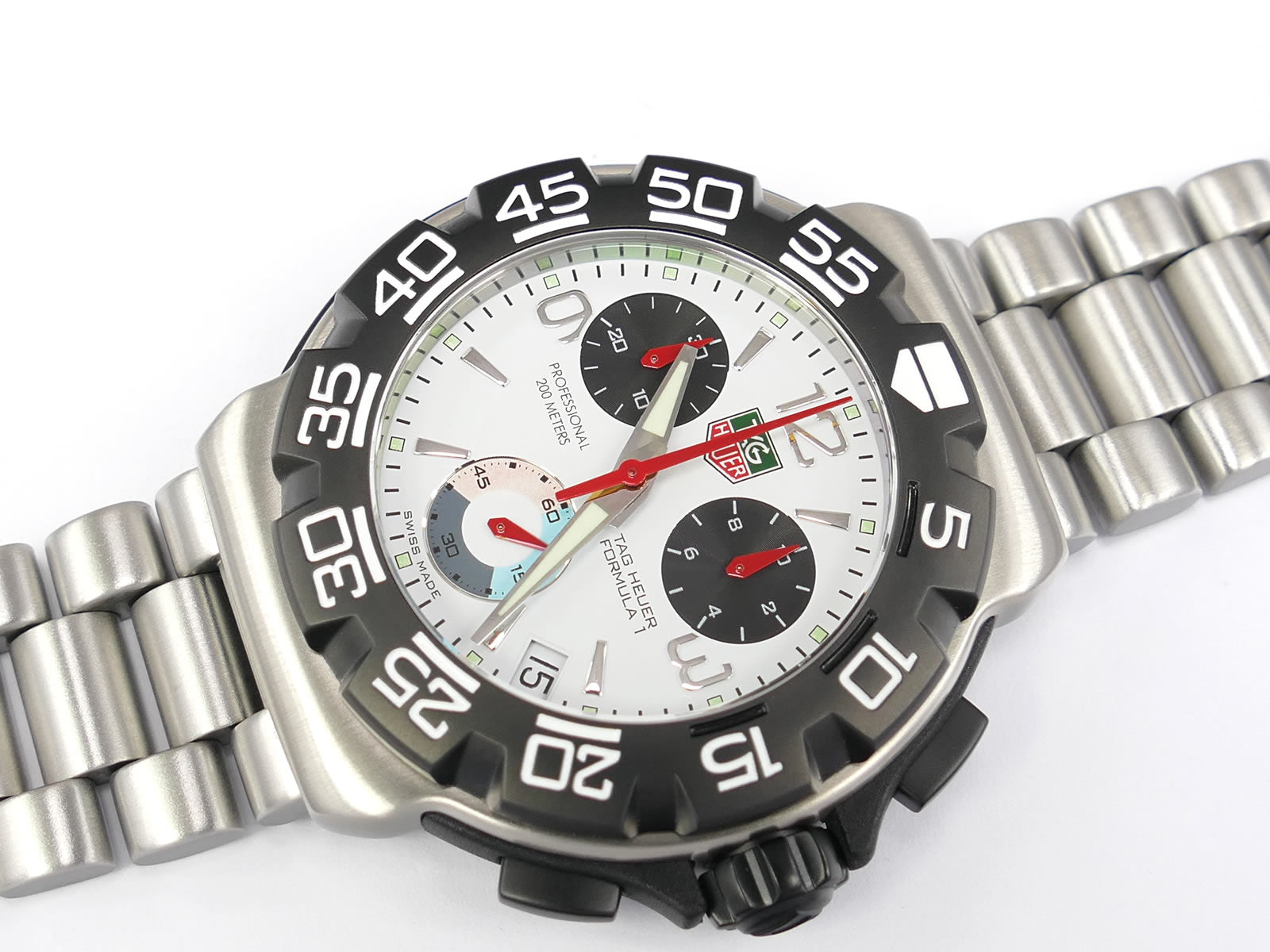 TAG Heuer White & Black Panda F1 CAC1111-0