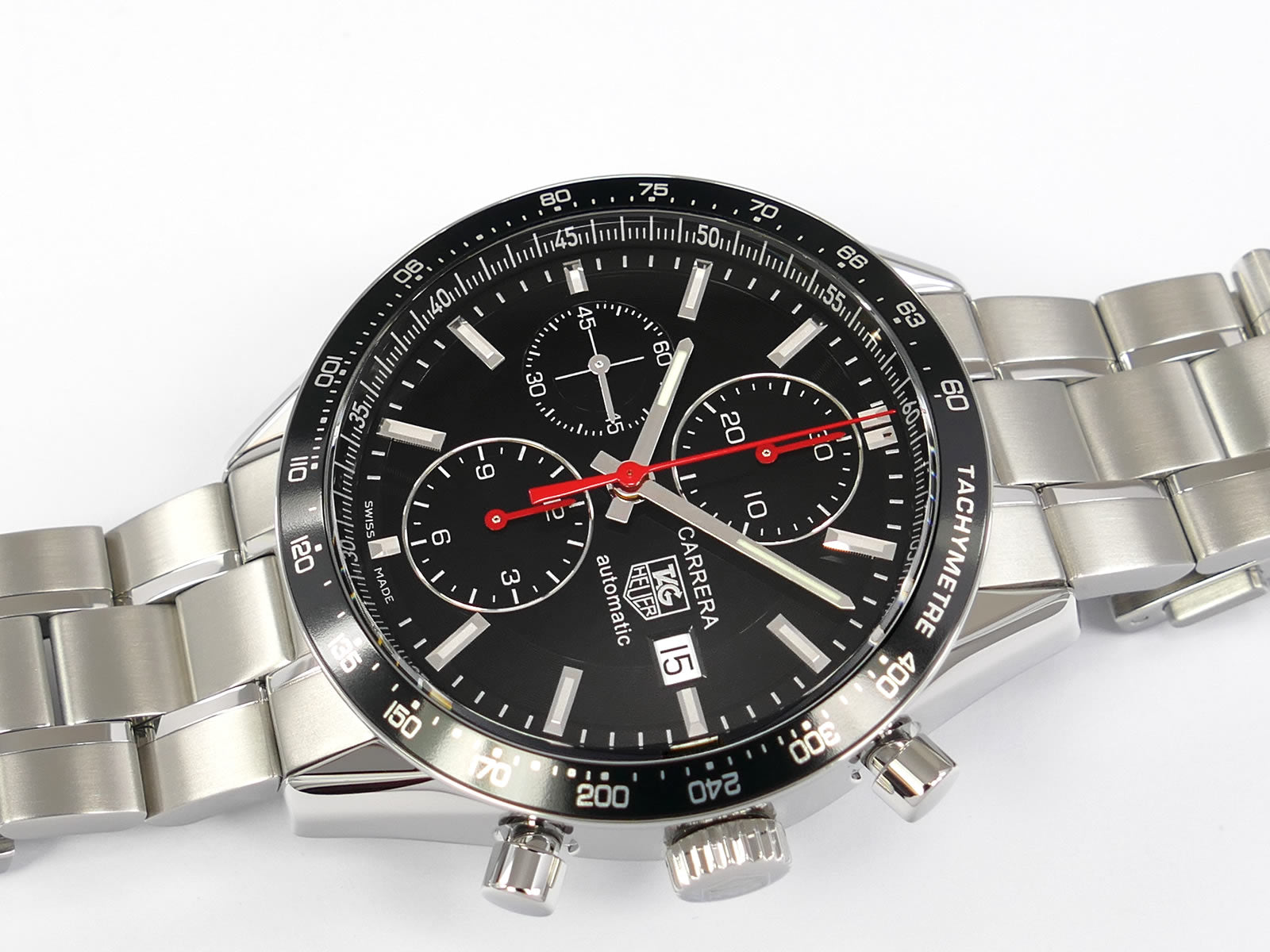 TAG Heuer Carrera Chronograph Black Dial Automatic CV2014-2