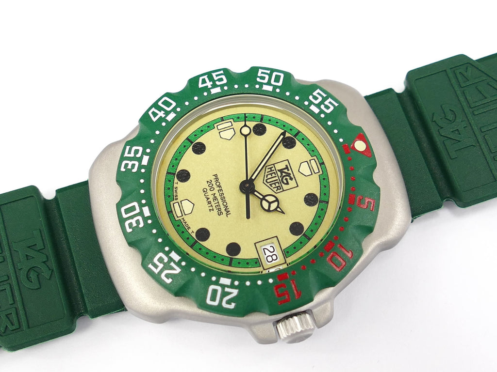 TAG Heuer Formula 1 Luminous WA1212 New Green Bezel