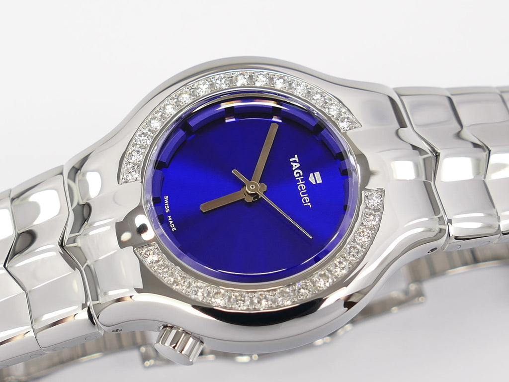 TAG Heuer Alter Ego Blue Sunburst Dial WP1316-0 discrete hour markers