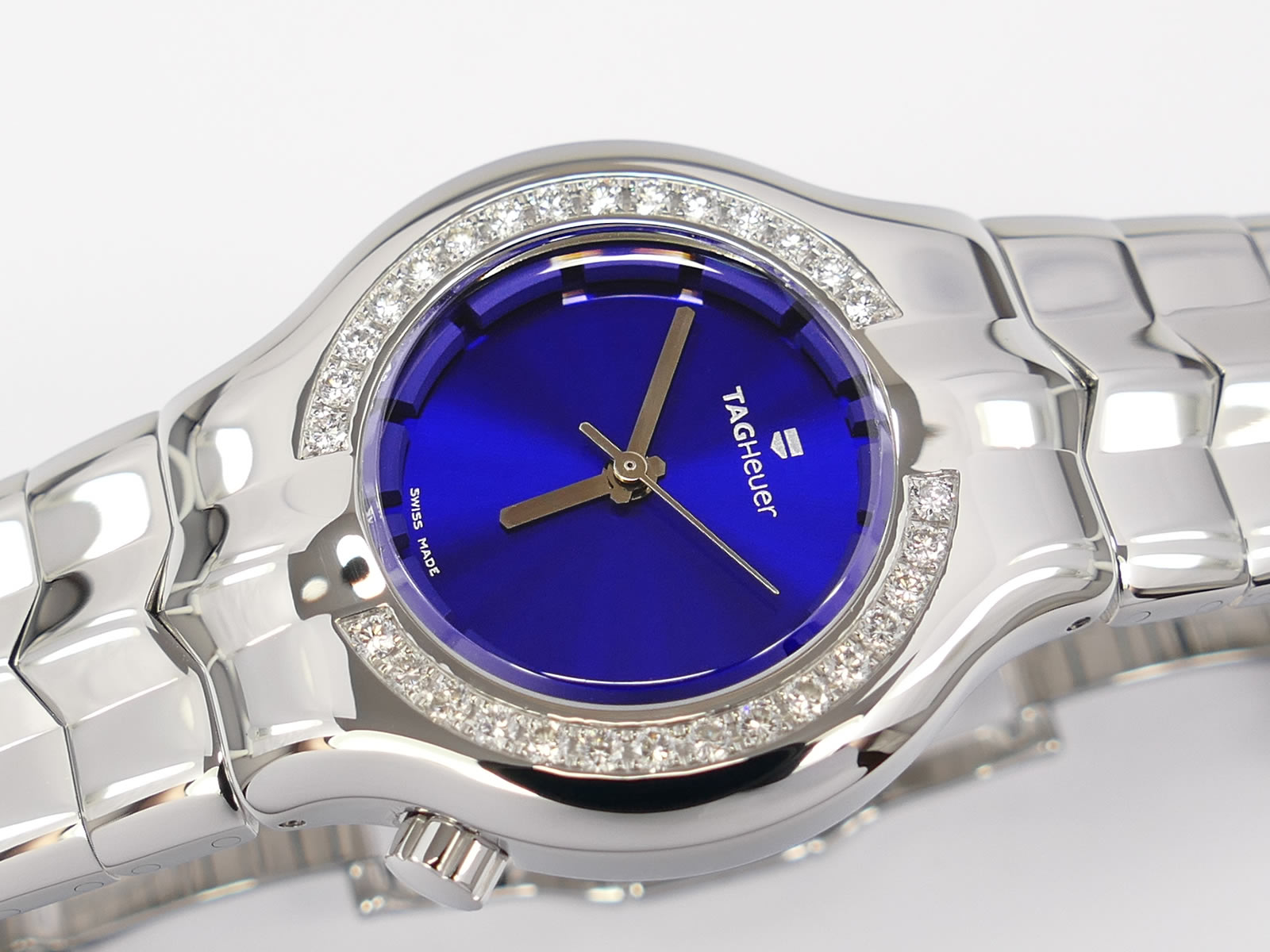 TAG Heuer Alter Ego Blue Sunburst Dial WP1316-0 discrete hour markers