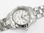 TAG Heuer Aquaracer Lady White Mother of Pearl & 10 Diamond dot dial WAF1415