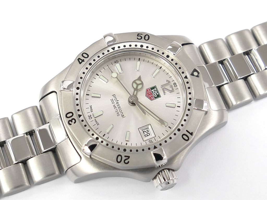TAG Heuer 2000 Classic Sunburst Silver Dial WK1312-1 with date