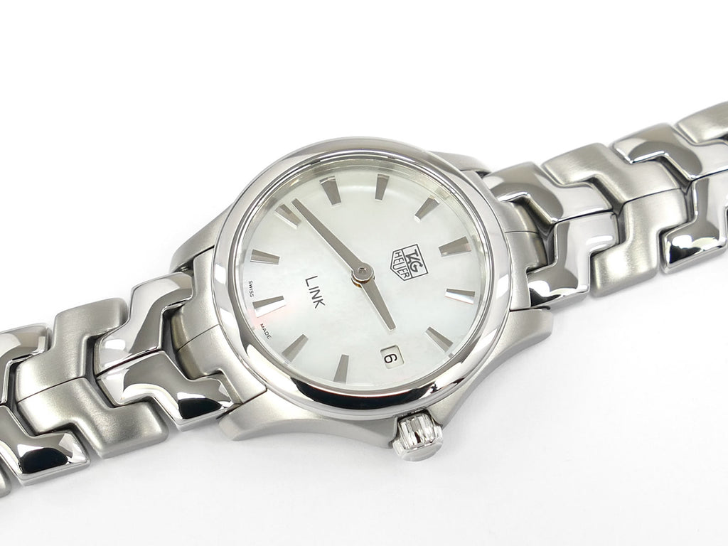 TAG Heuer Link Lady White Mother of Pearl Dial with Date WJF1410