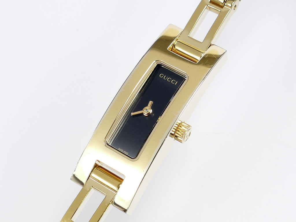 Gucci 3900 L jet black dial