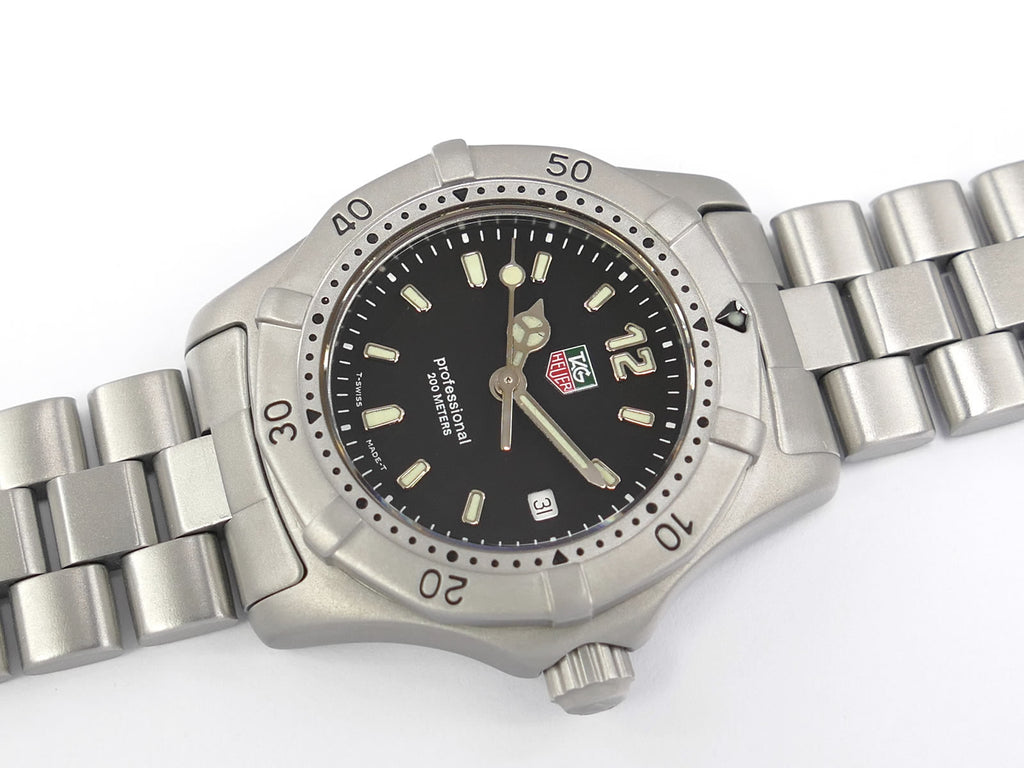 TAG Heuer 2000 WK1310 Black Dial with Date