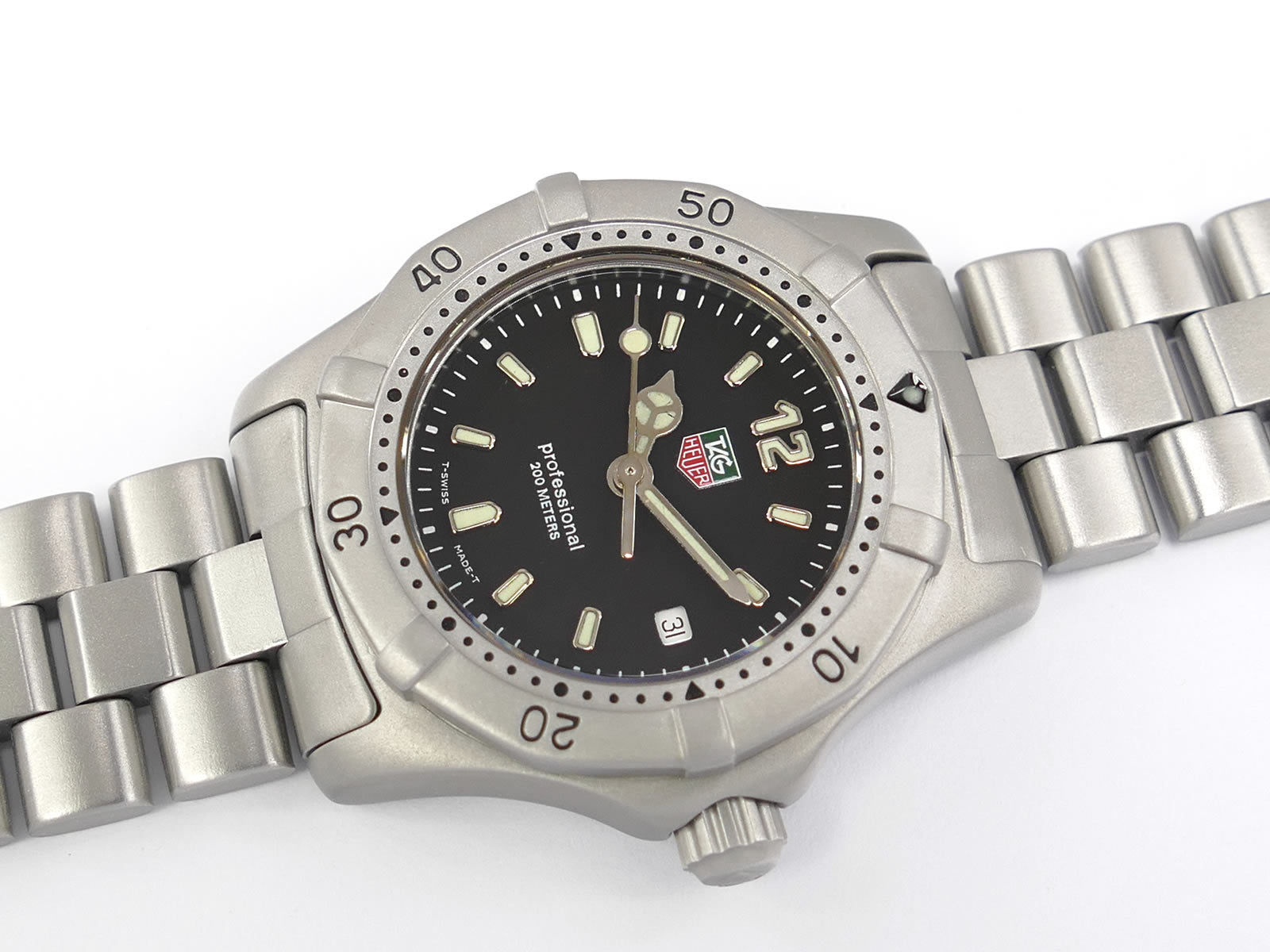 TAG Heuer 2000 WK1310 Black Dial with Date