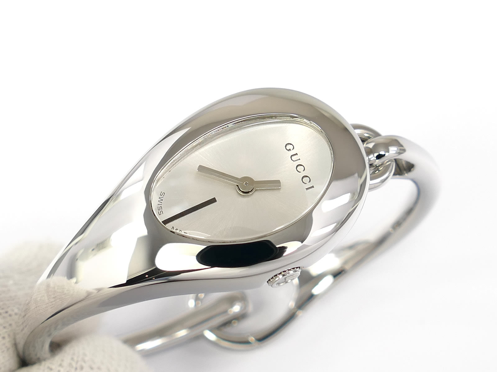 Gucci Horsebit Silver Stainless Steel YA103505