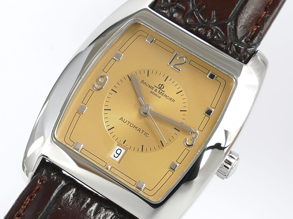 Baume & Mercier Hampton MV045159 guilloche copper dial