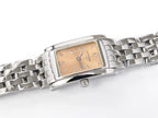 Longines DolceVita Salmon Pink Rectangular Dial Stainless Steel L5.158.4.96.6
