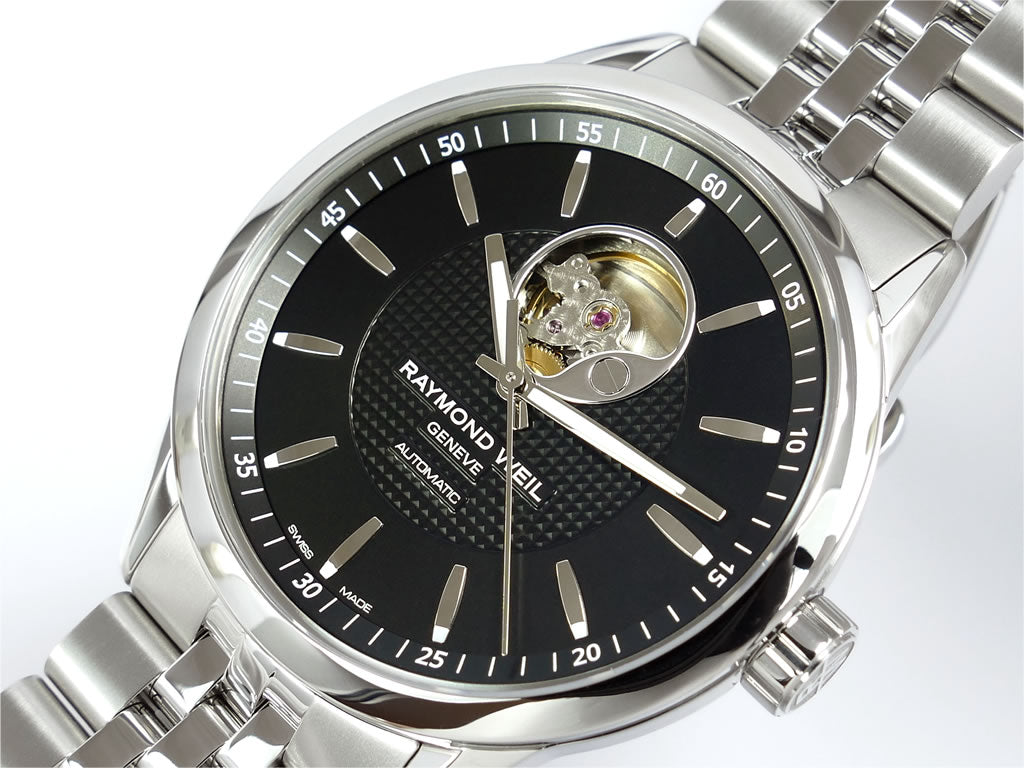 Raymond Weil Freelancer 27101 with exposed balance wheel