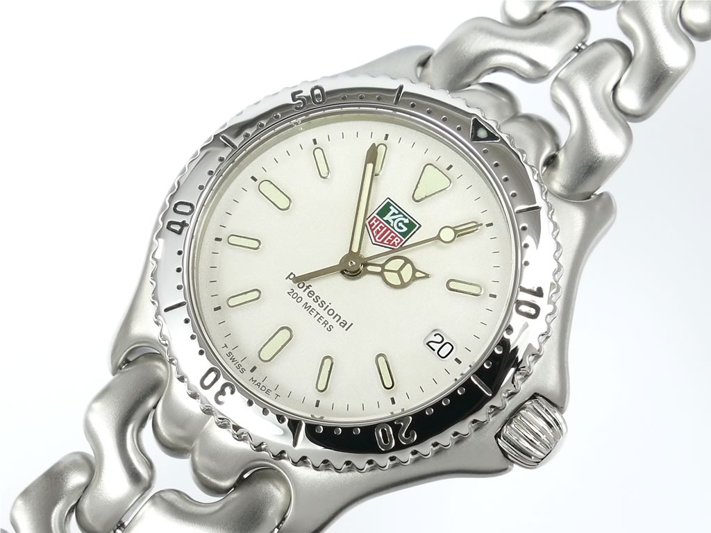 TAG Heuer SEL Series S99.013 White Dial Mid Size with Date – SWWatches