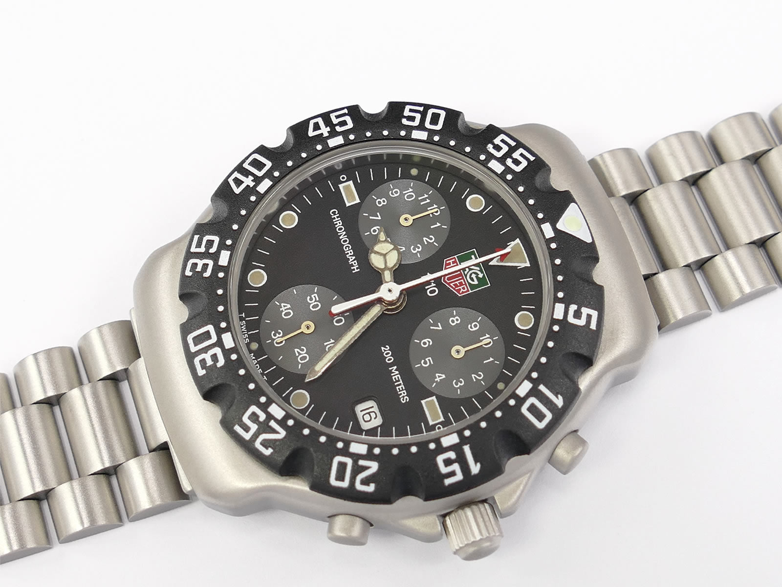 TAG Heuer Formula 1 Chronograph 571.513T charcoal black dial