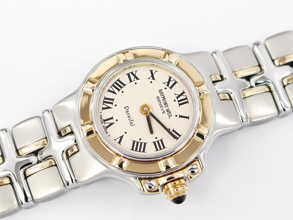 Raymond Weil Parsifal 9690 Cream Roman Numeral Dial - 18k Solid Gold bezel